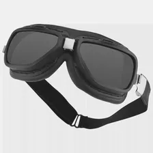 Очки - маска PILOT на резинке для шлемов 3/4 Pilot Goggles; Black арт BPIL001 BOBSTER