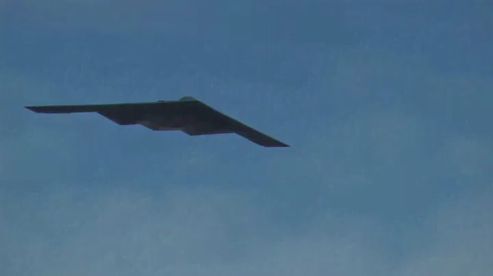 B2 Stealth Bomber Filmed by a Pilot in Professional Quality HD  Stereo