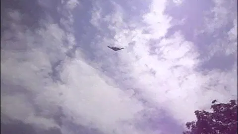 Stealth Bomber disappears