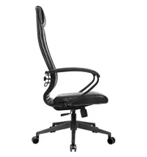 Кресло для руководителя Метта Комплект 30 Pilot черный, NewLeather