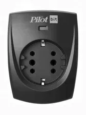 Сетевой фильтр Pilot BIT, 1 розетка, черный (16А) PILOT