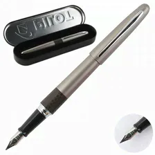 Ручка перо Pilot Metropolitan Animal Collection корп бронза FD-MR2-M-LZD син