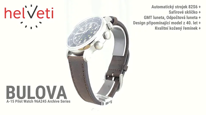 Bulova A-15 Pilot Watch 96A245