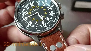 BULOVA PILOT 96A245  Reedición serie de archivo