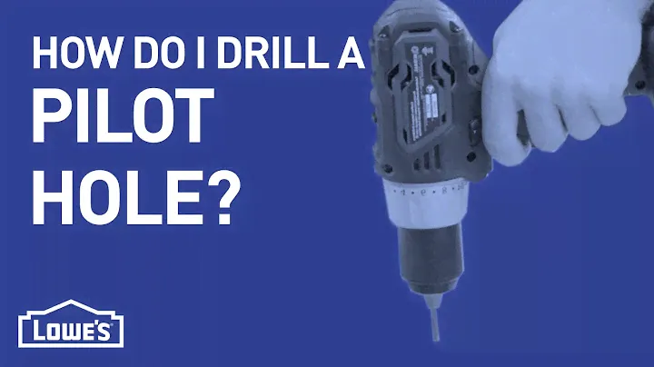 How Do I Drill A Pilot Hole? | DIY Basics