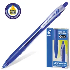 Ручка шакриковая Pilot BPRG-10R-F REX GRIP авт.резин.манжет синяя