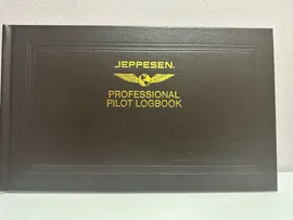 Back in Stock JEPPESEN PROFESSIONAL PILOT LOGBOOK Hardcover p/n 10001795
