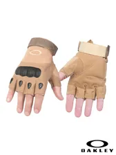 Перчатки беспалые с костяшками Oakley Factory Pilot Gloves (OK-323). Койот