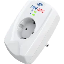 Сетевой фильтр ZIS Pilot Single, 1 outlet, 16A, microprocessor, white Pilot Single